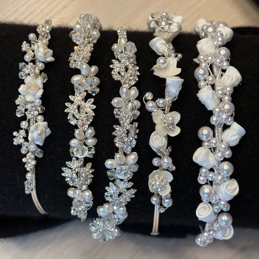 HEADBANDS_Communion/Flower Girl Headbands (Set of 5) 50.00